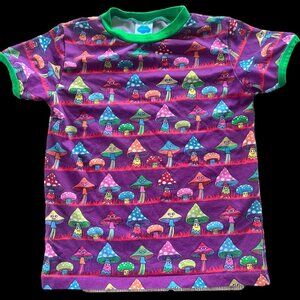 Beb & OOO Mushroom Print Organic Tee 122/128